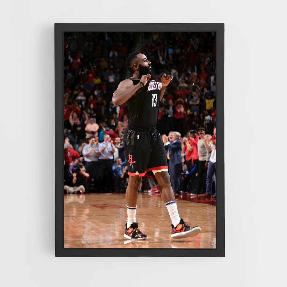 Poster James de harden – affiche Basketball (vue 2)